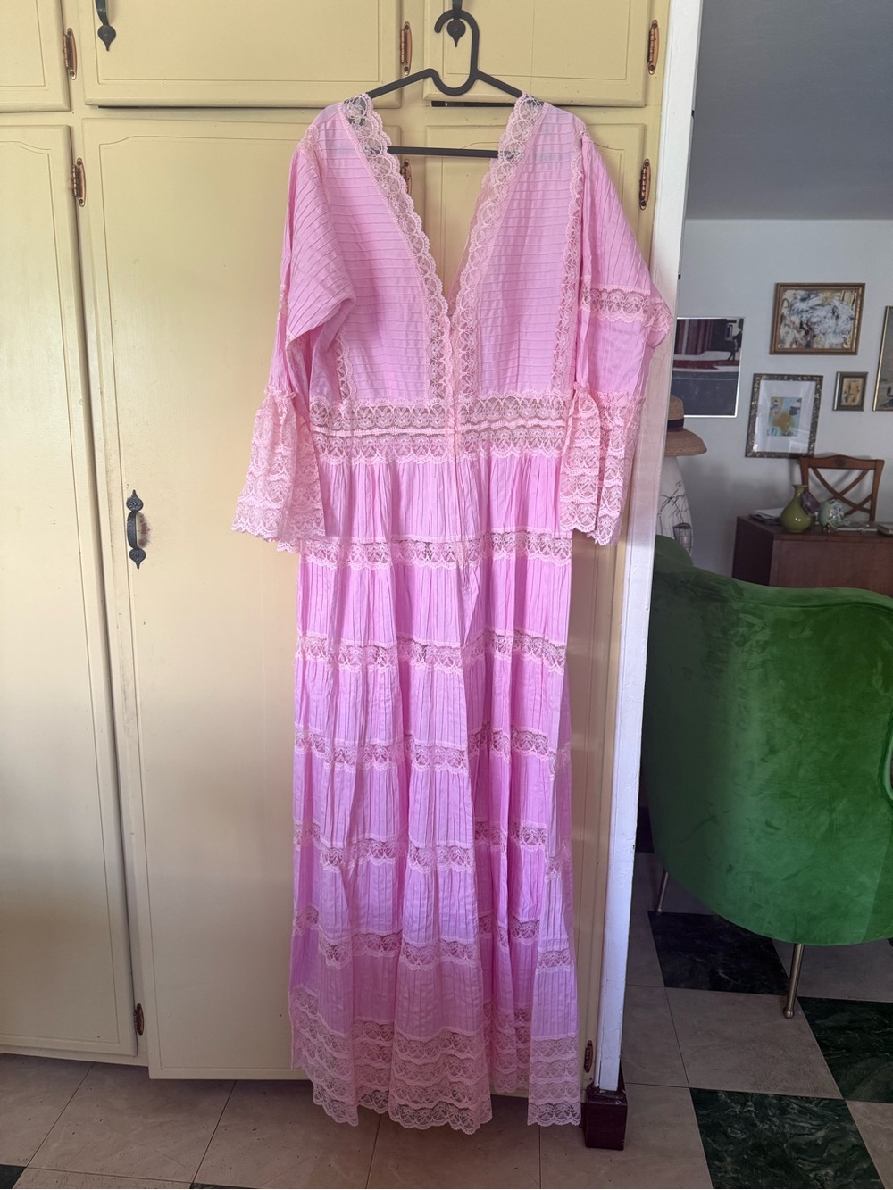 Traditional Mexican Wedding Maxi Dress - Picture 5 of 6
